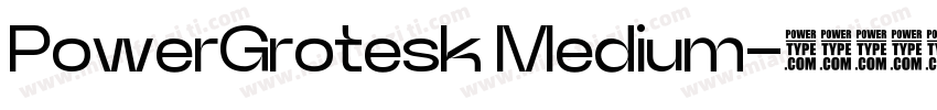 PowerGrotesk Medium字体转换